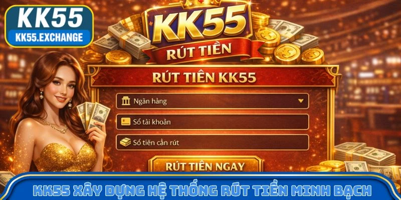 KK55 xây dựng hệ thống rút tiền minh bạch