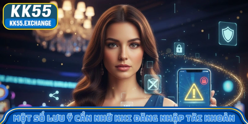 Một số lưu ý cần nhớ khi đăng nhập tài khoản