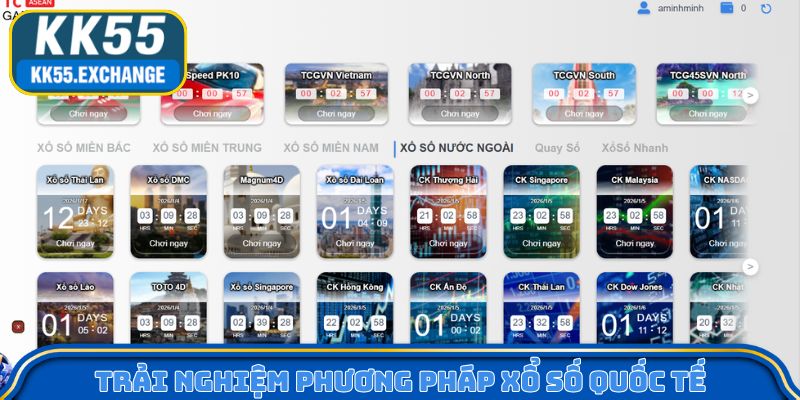 Trải nghiệm phương pháp xổ số quốc tế